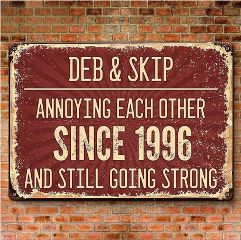 Vintage Style Wooden Hanging Sign