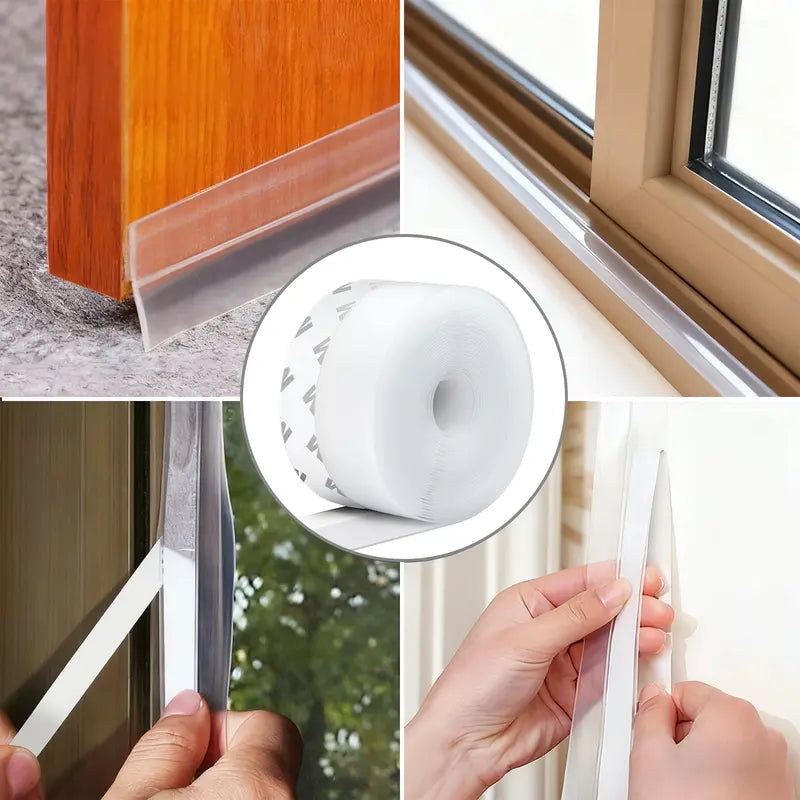 Door Weather Stripping – 16.4Ft Self-Adhesive Draft Stopper