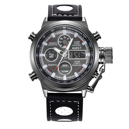 Men's Retro Digital Quartz Sports Watch