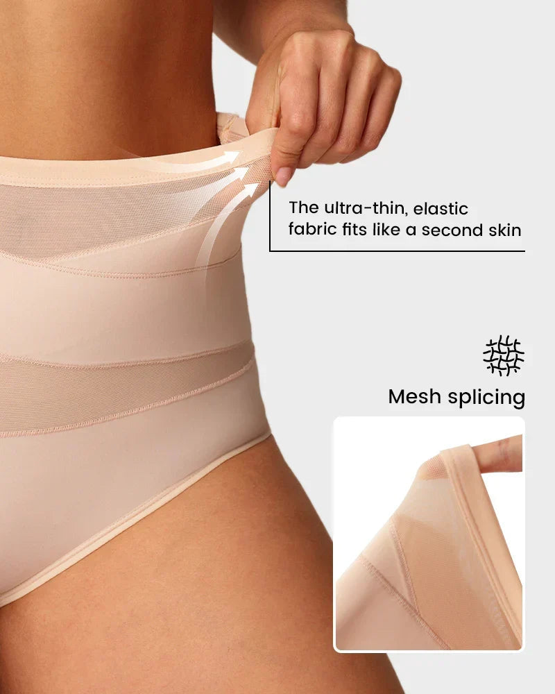 💖Last Day-Buy 2 Get 1 Free💖Plus-Size High-Waist Cross Tummy Control Panties