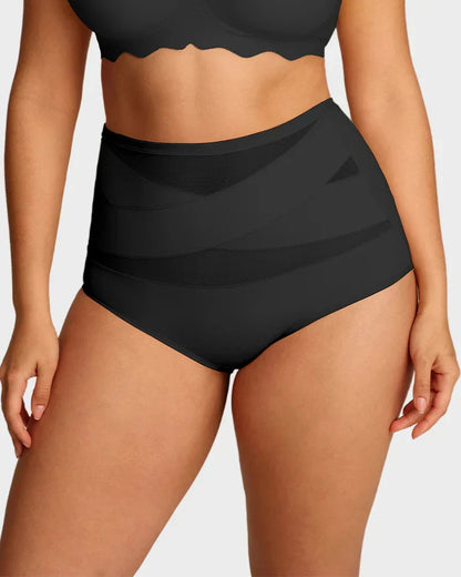 💖Last Day-Buy 2 Get 1 Free💖Plus-Size High-Waist Cross Tummy Control Panties