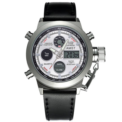 Men's Retro Digital Quartz Sports Watch