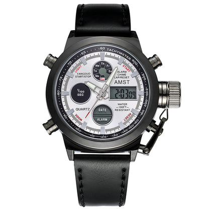 Men's Retro Digital Quartz Sports Watch