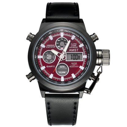 Men's Retro Digital Quartz Sports Watch