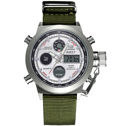 Men's Retro Digital Quartz Sports Watch