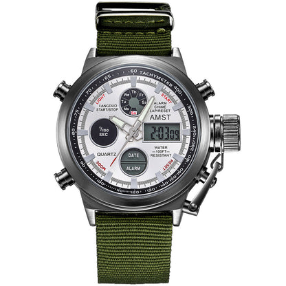 Men's Retro Digital Quartz Sports Watch