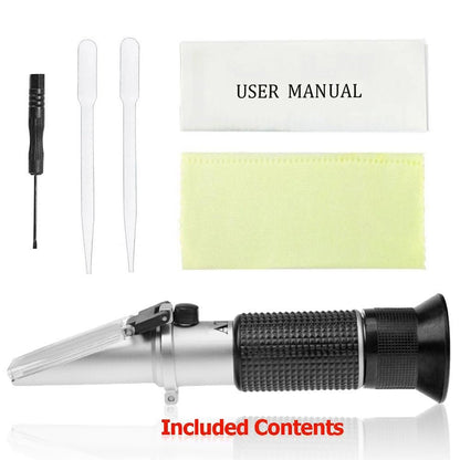 4-in-1 DEF Antifreeze Coolant Refractometer for Automobile Antifreeze System