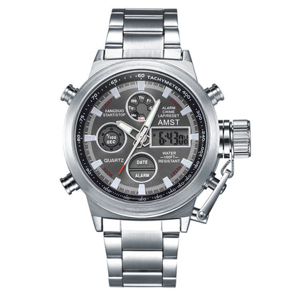 Men's Retro Digital Quartz Sports Watch