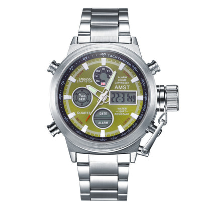 Men's Retro Digital Quartz Sports Watch