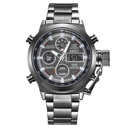 Men's Retro Digital Quartz Sports Watch