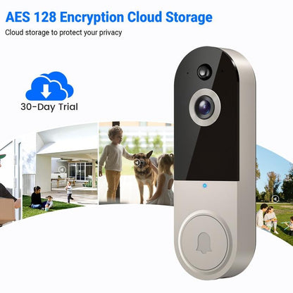 Wireless Doorbell Camera, Smart WiFi Video Doorbell