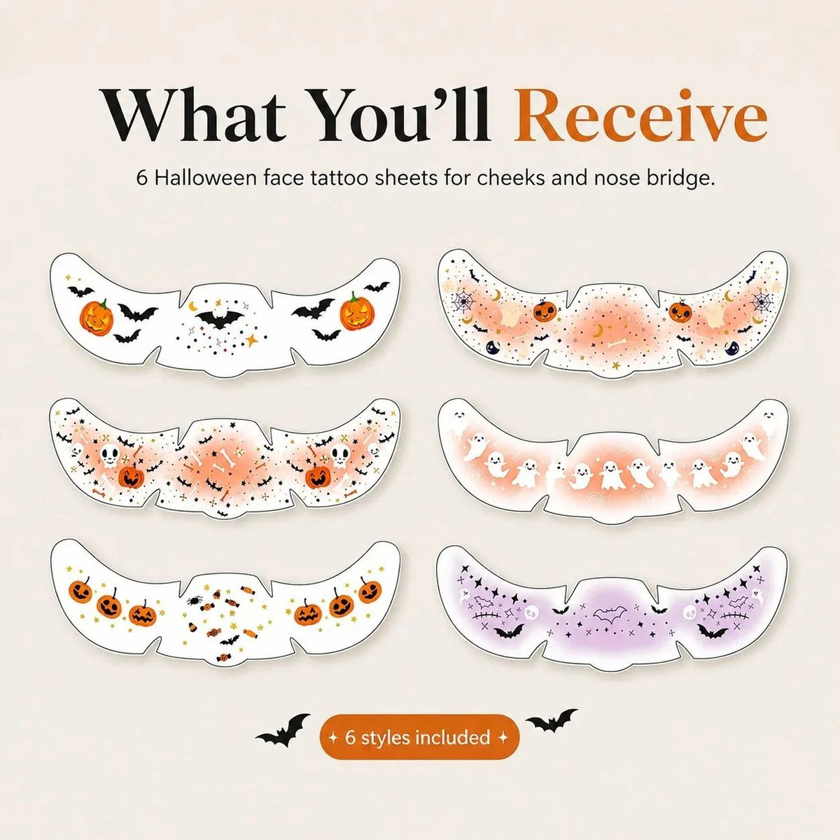 🌸✨Temporary Freckle Face Tattoos – 6 Fun Styles for Every Mood 💫 Festivals, Parties & Daily Looks🎉