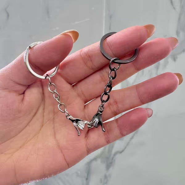 ✨Valentine's Day Limited Offer🎁-2PCS Pinky Promise Matching Keychains💘