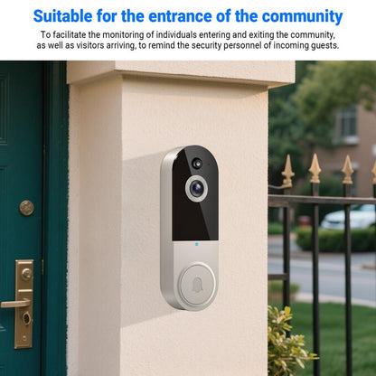 Wireless Doorbell Camera, Smart WiFi Video Doorbell