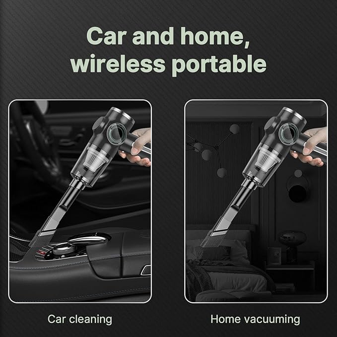 🔥Wireless Handheld Car Vacuum Cleaner Portable Cordless , Vacuum Cleaner with Multi-Nozzles