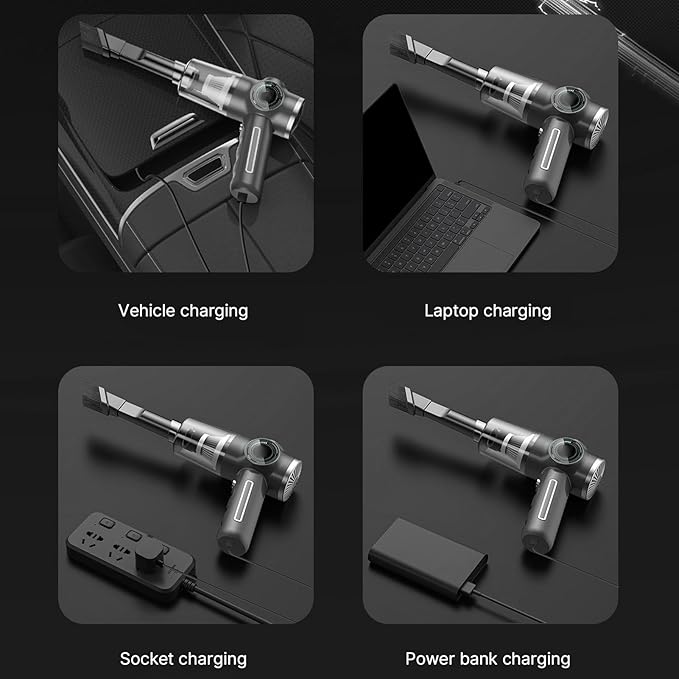 🔥Wireless Handheld Car Vacuum Cleaner Portable Cordless , Vacuum Cleaner with Multi-Nozzles