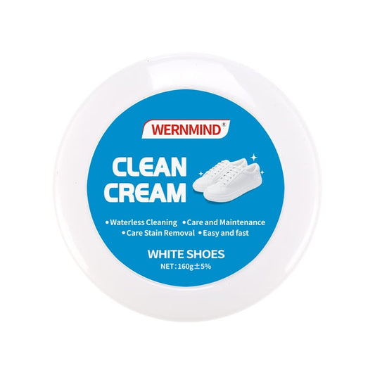 🔥🎁Waterless cleaning cream for white shoes with sponge