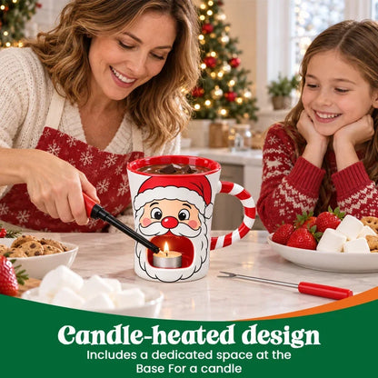 Santa Chocolate Fondue Mug