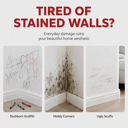 🧱🖌️✨Waterproof Wall Repair Paste with Integrated Small Roller Brush