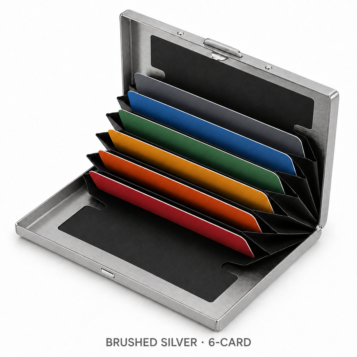 RFID-Blocking Stainless Steel Card Wallet – Organized, Secure & Pocket-Ready 🔒