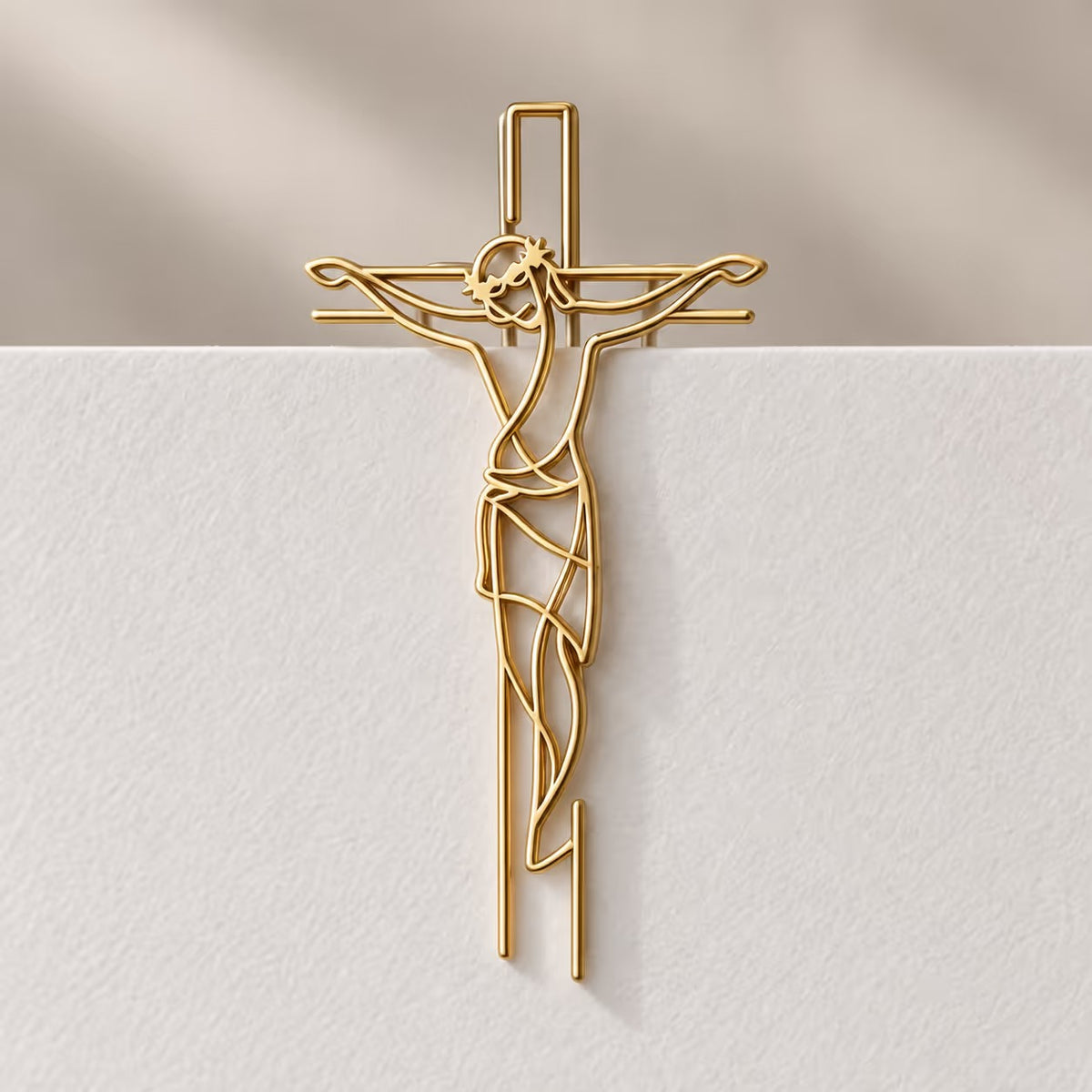 ✝Faith-Inspired Gold Paper Clips — Meaningful Christian Bookmarks