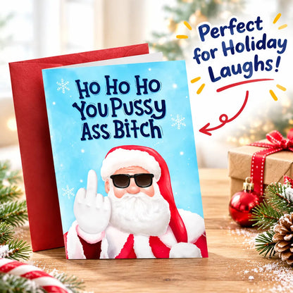 🎄🎅Greetings Funny Inappropriate Christmas Card 9-Piece Set