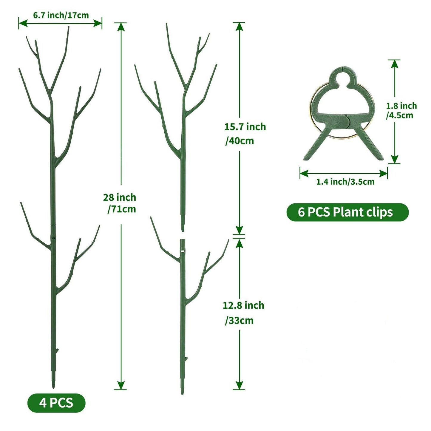 🔥HOT SALE🔥🌱 Adjustable Climbing Plant Stakes – Natural‑Look, Tool‑Free Support for Indoor & Outdoor Vertical Growth