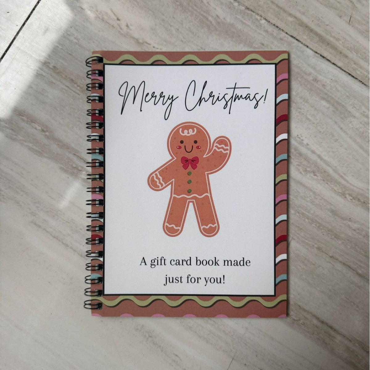 Christmas Gift Card Organizer