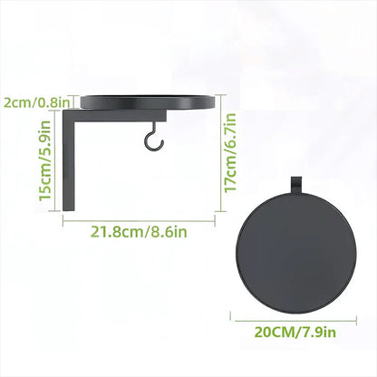 Wall-Mounted Metal Bird Bath – Antique Bronze Finish 🐦🛁🧱🏡