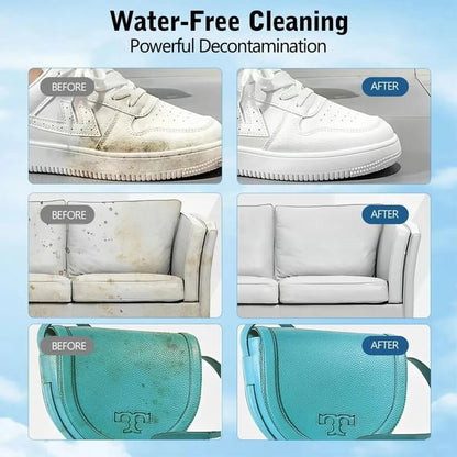 🔥🎁Waterless cleaning cream for white shoes with sponge
