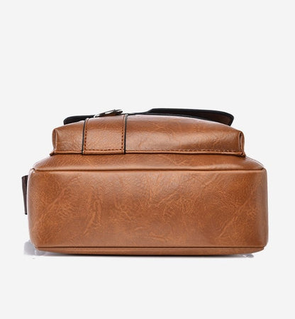Men's PU Leather Crossbody Bag