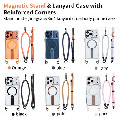 🥳2026 HOT SALE🥳💞50K+ SOLD! MagSafe Phone Case with Detachable Crossbody Neck Lanyard Strap