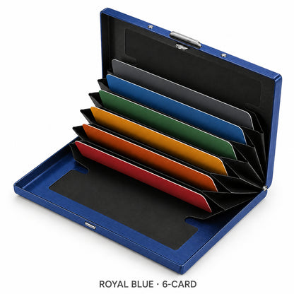 RFID-Blocking Stainless Steel Card Wallet – Organized, Secure & Pocket-Ready 🔒