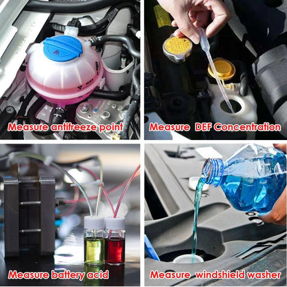 4-in-1 DEF Antifreeze Coolant Refractometer for Automobile Antifreeze System