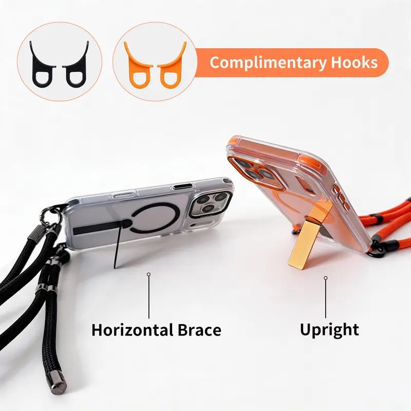 🥳2026 HOT SALE🥳💞50K+ SOLD! MagSafe Phone Case with Detachable Crossbody Neck Lanyard Strap
