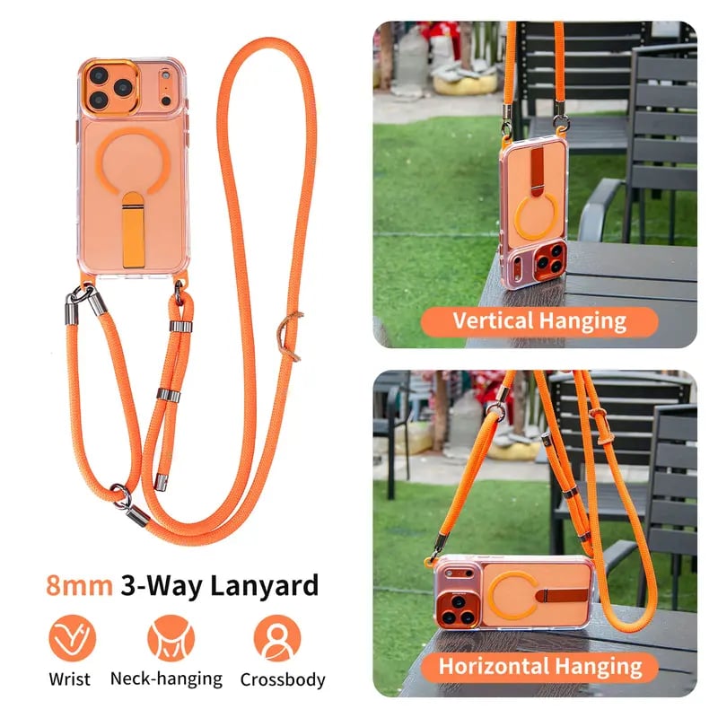 🥳2026 HOT SALE🥳💞50K+ SOLD! MagSafe Phone Case with Detachable Crossbody Neck Lanyard Strap