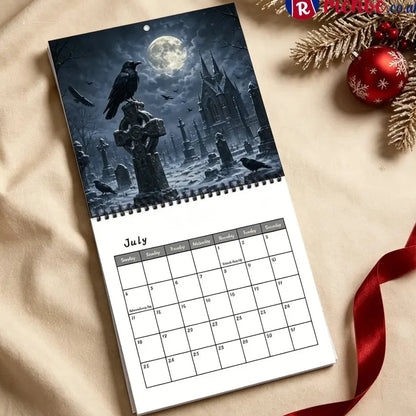 🐦‍⬛Raven & Crow 2027 Wall Calendar — 12 Months of Moonlit Gothic Art🖤