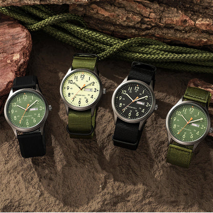 ⌚✨ Men's Quartz Watch with Luminous Display – Glows in the Dark, Shines All Day! Classic Style for Any Occasion 👔