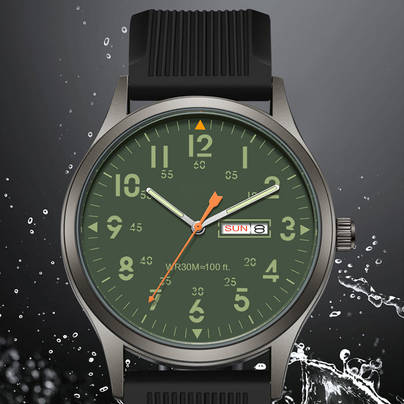 ⌚✨ Men's Quartz Watch with Luminous Display – Glows in the Dark, Shines All Day! Classic Style for Any Occasion 👔