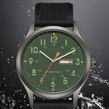 ⌚✨ Men's Quartz Watch with Luminous Display – Glows in the Dark, Shines All Day! Classic Style for Any Occasion 👔