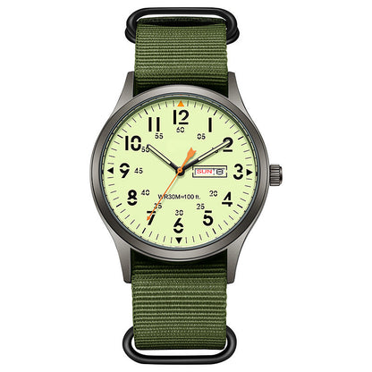 ⌚✨ Men's Quartz Watch with Luminous Display – Glows in the Dark, Shines All Day! Classic Style for Any Occasion 👔