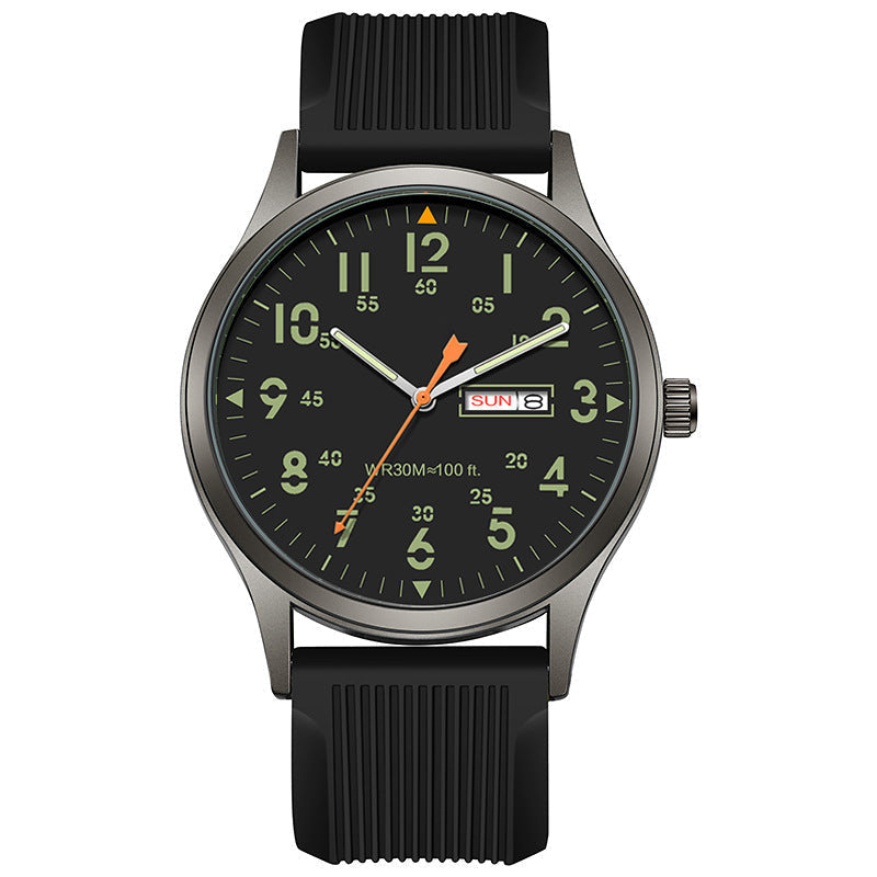 ⌚✨ Men's Quartz Watch with Luminous Display – Glows in the Dark, Shines All Day! Classic Style for Any Occasion 👔