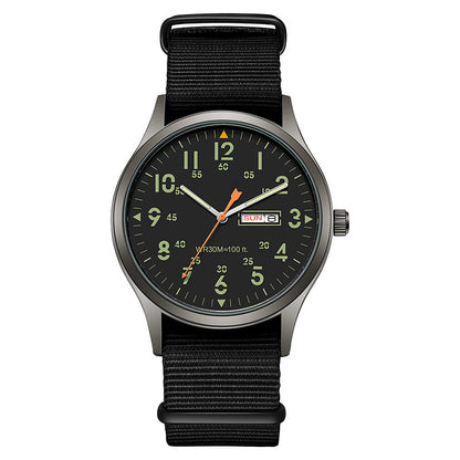⌚✨ Men's Quartz Watch with Luminous Display – Glows in the Dark, Shines All Day! Classic Style for Any Occasion 👔
