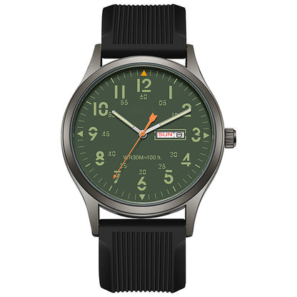 ⌚✨ Men's Quartz Watch with Luminous Display – Glows in the Dark, Shines All Day! Classic Style for Any Occasion 👔